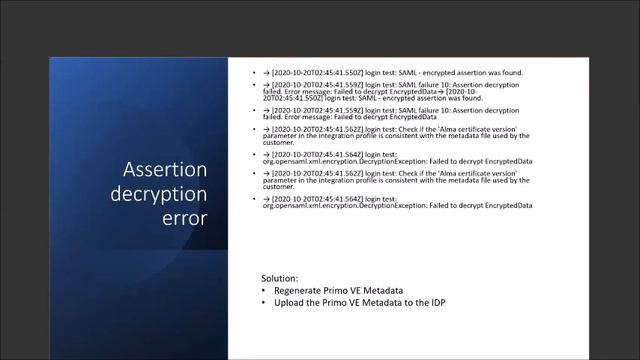 Go VE - Become an Expert: SAML authentication FAQ смотреть онлайн