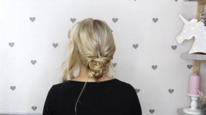 НИЗКИЙ ЭКСПРЕСС-ПУЧОК ИЗ ЛОКОНОВ | BRIDAL HAIRSTYLE FOR MEDIUM HAIR | PEINADOS ELEGANTES