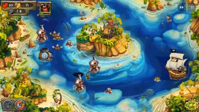 Pirate Legends TD Tower Defense Gameplay on Android - Level 1 смотреть онлайн