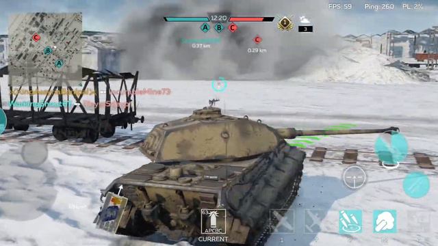 TIGER 2 (P) TANK | PERFECT TANK | War Thunder Mobile смотреть онлайн