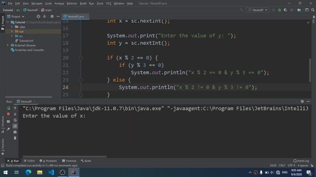 Nested IF in Java смотреть онлайн