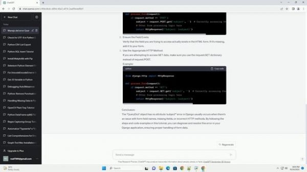 Python django QueryDict object has no attribute subject