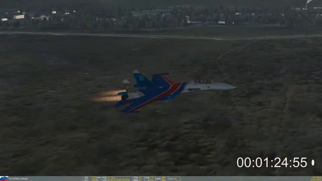 DCS world - concrete Jungle 2:33 - F2 cam - previous possible world record смотреть онлайн