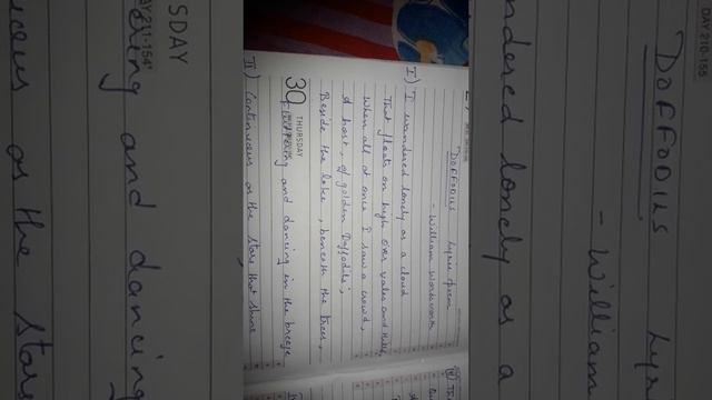 #Poem Analysis #Daffodils by William Wordsworth #English learners #class 6/9/10/11/BA смотреть онлайн