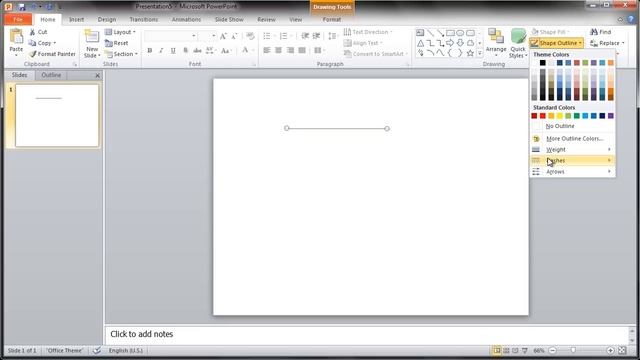 How to Draw Lines in PowerPoint 2010 смотреть онлайн