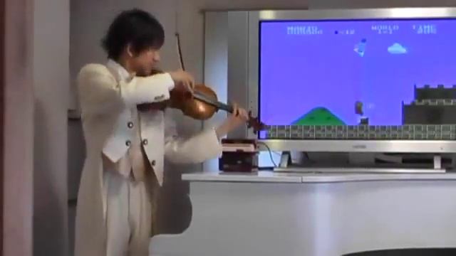 Thưởng thức nhạc sống Mario bằng cây vĩ cầm cực đỉnh.flv смотреть онлайн