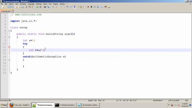 Arithmetic Exception In java Tamil смотреть онлайн