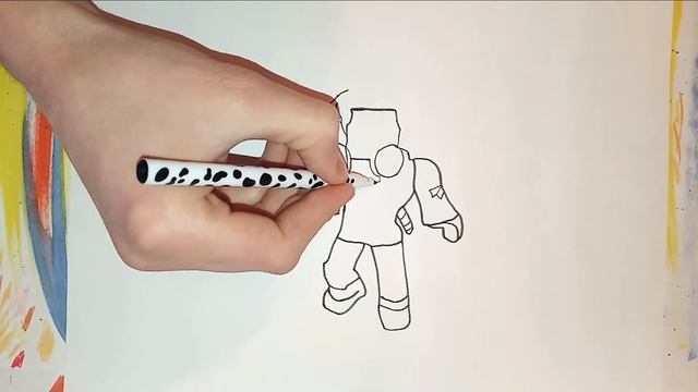 Как Нарисовать Роблокс/Рисунки Для Начинающих/Рисунки Маркером|How To Draw A Roblox смотреть онлайн