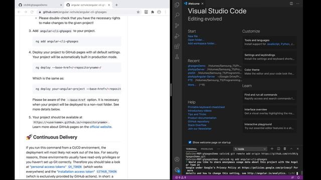 Deploy Angular (9, 10) Project To Github Pages смотреть онлайн