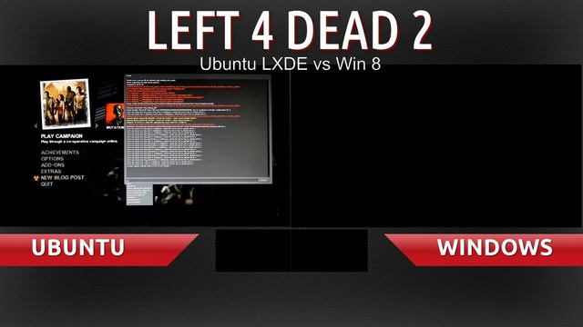 Ubuntu 13.04 VS Windows 8: Left 4 Dead 2 Comparison without Screen Recorders смотреть онлайн
