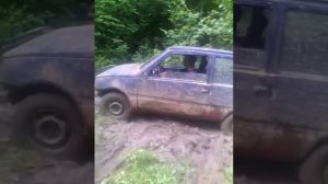 Ваз 1111 Ока по бездорожью.
