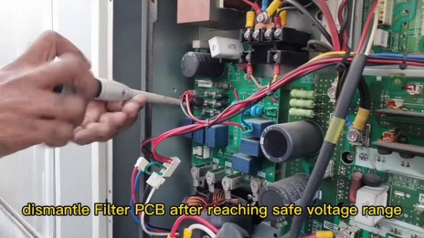 Mitsubishi VRF | how to fault find error code 6607(noise filter PCB)