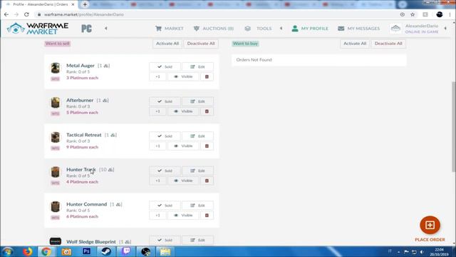 WARFRAME ITA - Guida (introduttiva) al sito del Market смотреть онлайн
