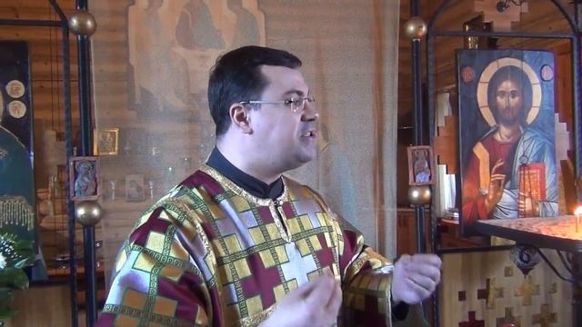 Проповедь чтеца Рустика о послании апостола Павла.Призвать  добродетели:свет, святость, Бог, любовь