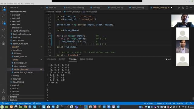 Python Bootcamp Session 1: Loops and Arrays смотреть онлайн