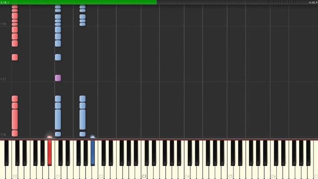 It Never Ends — Bring Me The Horizon, How To Play Piano Synthesia смотреть онлайн