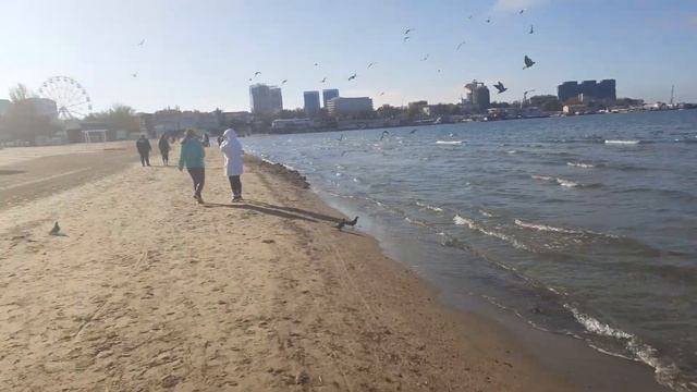 Анапа  13 ноября 2021 г. Центральный пляж