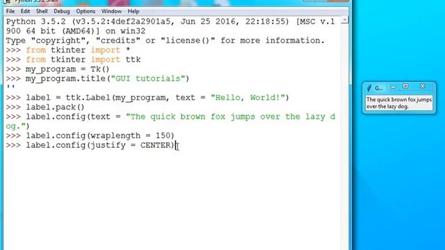 Python 3 and Tkinter GUIs - part 3 смотреть онлайн