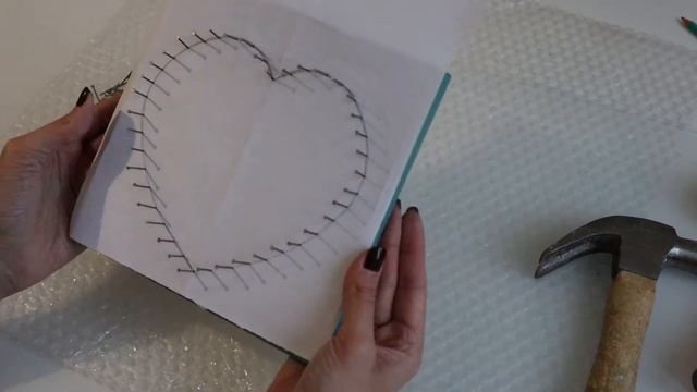 Картина из ниток. String Art. Сердце своими руками (2019) смотреть онлайн