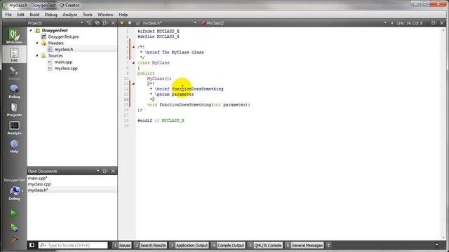 Qt C++ 04 Documentation with Doxygen смотреть онлайн