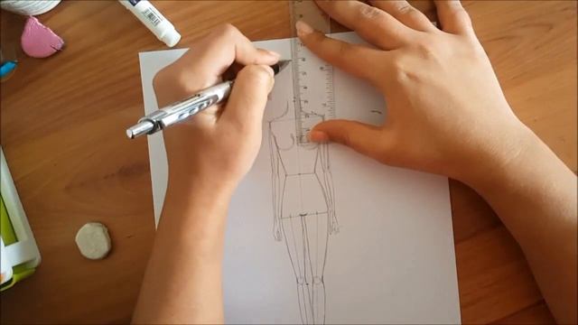 How to draw your own Fashion Croquis step by step смотреть онлайн