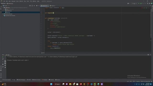 Learn MySQL by Building a Simple User Authentication Database program with Tkinter! (Part 5) смотреть онлайн