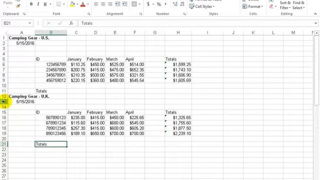 Excel 2016: Move, Copy, Cut, and Paste Data in Cells смотреть онлайн