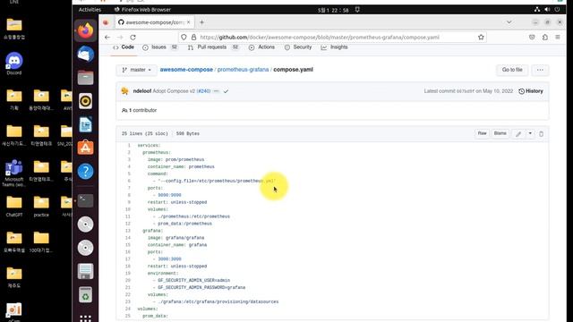 7. Docker compose를 활용한 실습 (Prometheus grafana) смотреть онлайн