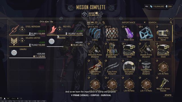 Warframe - Saryn Prime & Kuva Ogris Steel Essence Farm (Teshin's Umbra Forma blueprint) смотреть онлайн