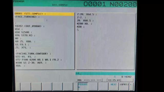 Цикл продольного-чернового точения G72 смотреть онлайн