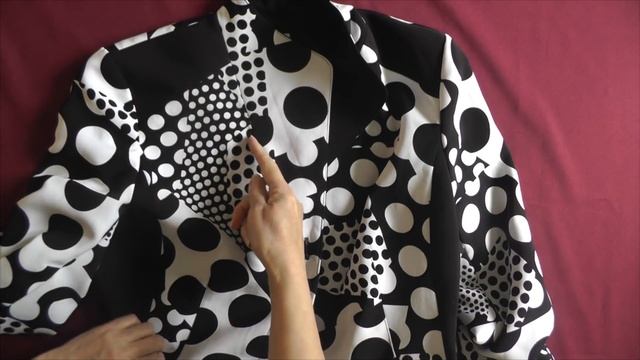 Обзор жакета в горох | Как увеличить жакет в груди смотреть онлайн