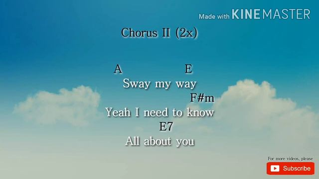 Sway (Lyrics with Chords) - Bic Runga смотреть онлайн