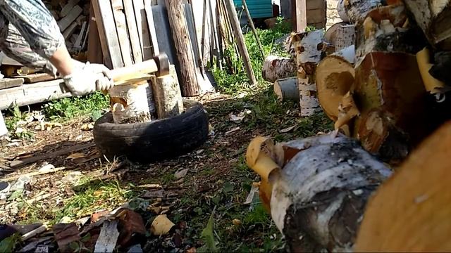 ПРАВИЛЬНО КОЛОТЬ ДРОВА. УСТАЛОСТИ НОЛЬ. ЖЕСТЬ ТАК ЕЩЁ НИКТО НЕ КОЛОЛ ДРОВ смотреть онлайн