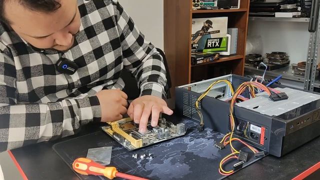 Сборка и тест офисника с sfx блоком питания/связка intel i5 4670 и gt 1030/ смотреть онлайн