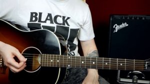 Как играть ПАНК на акустической гитаре