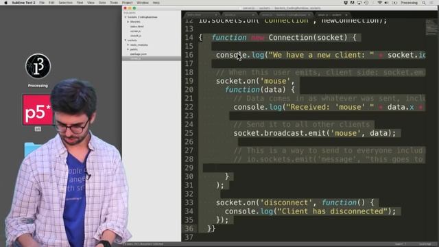 Code Train Live 30: Creating Real-Time Shared Canvas with WebSockets смотреть онлайн