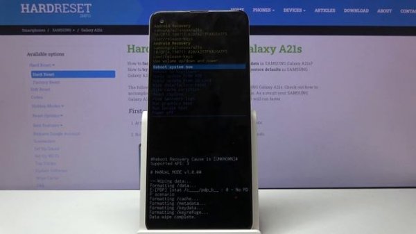 SAMSUNG Galaxy A21s  Remove Screen Lock / Hard Reset Tutorial