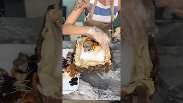 Вкусный букет на основе из сухофруктов и меда, быстрый мастер класс смотреть онлайн