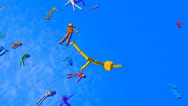 Gameplay, Rag Dolls, Falling to Giant, Bright Episodes - Fun with Ragdolls №1 смотреть онлайн