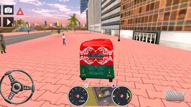 Auto Rickshaw crazy drive?♂️?-tuk tuk ahto rickshaw driving simulator!auto rickshaw 3d wheels game смотреть онлайн