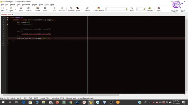ජාවා පාඩම් අංක 3 | iF/else | java sinhala | Hasiya Tech ? смотреть онлайн