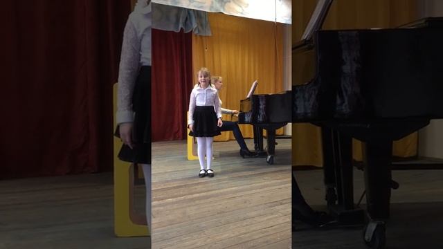 Якименко Ангелина Павловна, п.Октябрьский, 8 лет, Ц.Кюи "Весенняя песенка" #ктк смотреть онлайн