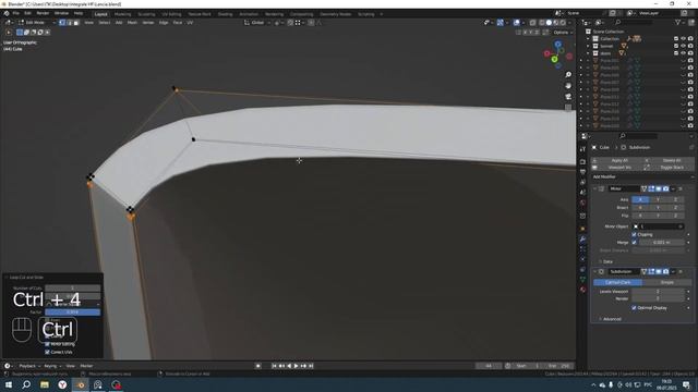 Создаём автомобиль в blender. 3д моделирование. Часть 9. Спойлер смотреть онлайн