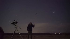 Венера в Плеядах. Смотрим в телескоп и невооруженным глазом