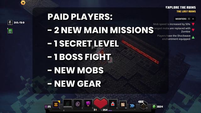 Hidden Depths DLC - PAID vs FREE - What Content Included? | Minecraft Dungeons смотреть онлайн