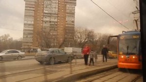 Поездка на трамвае 71-931М Витязь-М № 31005 Маршрут № 17 Москва