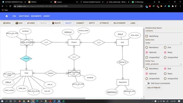 CS527 Assignment 1 | ER Diagram | Relational Schema | SQL Script смотреть онлайн