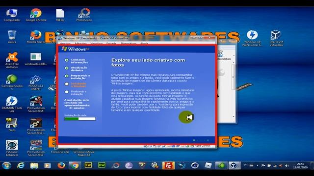 Formatando e Instalando Windows XP Professional SP3 - pelo oracle virtual box смотреть онлайн