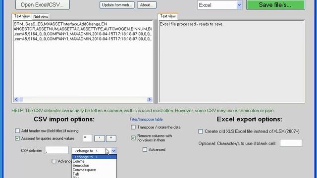 Opal-Convert CSV-Excel to CSV - LITE video tutorial смотреть онлайн