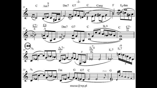 Smoke Gets In Your Eye - Jerome Kern (V.2 Akordeon - Nuty) смотреть онлайн